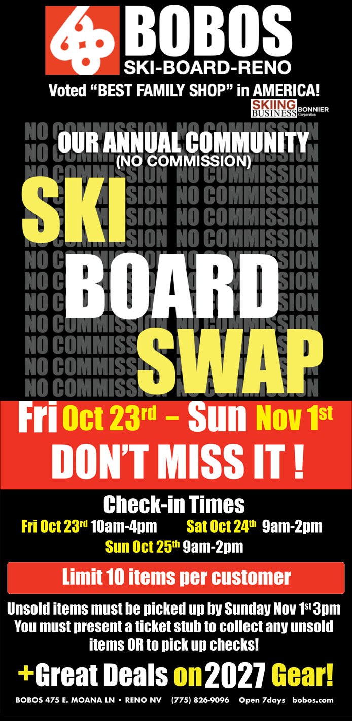 BOBOs Ski Board Swap